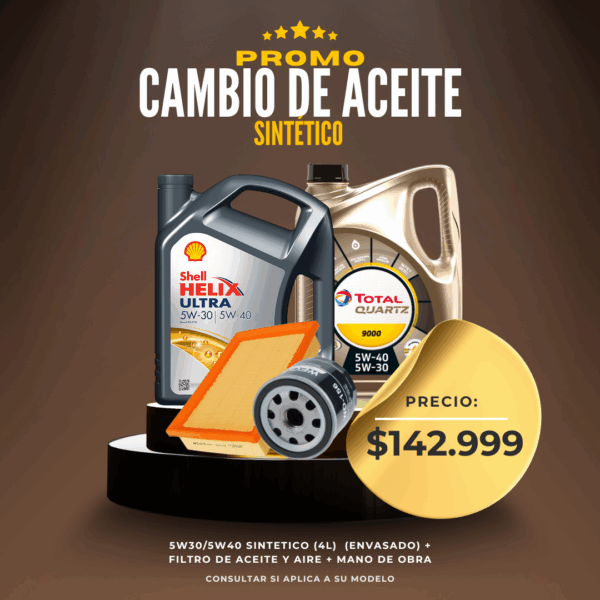 Promo Cambio de Aceite Sintético Plus